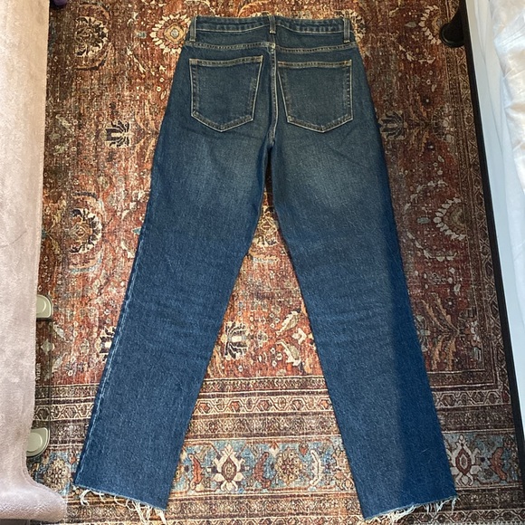 Topshop Straight Fit Full length Jeans. Size 26. Dark Denim. High waisted. Cute! - Picture 7 of 12
